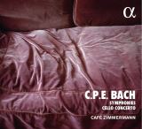 Bach Carl Philipp Emanuel - C.P.E. Symphonies / Cello Concerto - Caf Zimmermann - Reissue