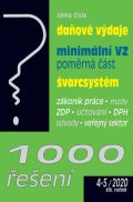 Dank Antonn 1000 een 4-5/2020 - Minimln vymovac zklad  pomrn st, Daov vdaje, varcsystm