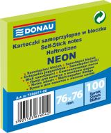 Office Samolepicí bloček 76 x 76 mm - neonově zelený 100 listů
