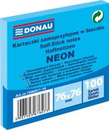 Office Samolepicí bloček 76 x 76 mm - neonově modrý 100 listů