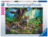 Ravensburger Puzzle Vlci v lese/1000 dílků