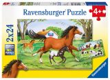 Ravensburger Puzzle Svět koní/2x24 dílků