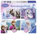 Ravensburger Puzzle Ledové království/4v1