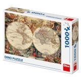 Dino Puzzle Historick mapa 1000 dlk