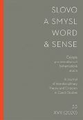 Univerzita Karlova, Filozofick fakulta Slovo a smysl 33/ Word & Sense 33