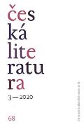 stav pro eskou literaturu AV esk literatura 3/2020