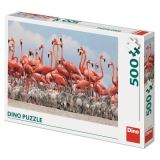 Dino Puzzle Hejno plamek 500 dlk