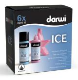 DARWI DARWI ICE satinovac barvy na sklo 80ml sada 6ks