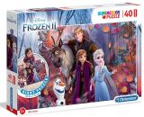 CLEMENTONI Clementoni Puzzle Supercolor Frozen 2 Floor / 40 dlk