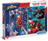 CLEMENTONI Clementoni Puzzle Supercolor Spider-man / 3 x 48 dlk