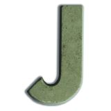Aladine Aladine Betonové písmeno k dekoraci 7,6 cm - J