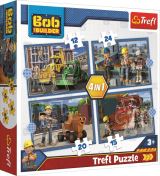 TREFL Puzzle: Boek stavitel: Pracovn den 4v1 (12,15,20,24 dlk)