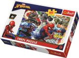TREFL Puzzle: Statečný Spiderman 60 dílků