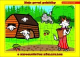 Bonaparte Puzzle deskové O Neposlušných Kůzlátkách / 24 dílků