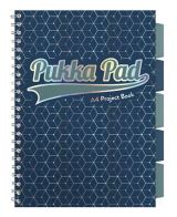 Pukka Pad Pukka Pad Projektov blok Glee A4, papr 80g, 100 list, tmav modr