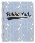 Pukka Pad Pukka Pad Spirlov blok Glee Jotta A4+, papr 80g, 100 list, svtle modr