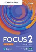 Kay Sue Focus 2 Students Book with Standard Pearson Practice English App (2nd)