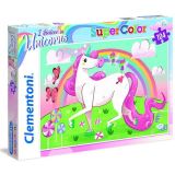 CLEMENTONI Clementoni Puzzle Supercolor Jednoroec / 104 dlk