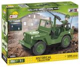 COBI Stavebnice COBI - II WW Willys MB 1/4 t 4x4, 91 kostek, 1 figurka