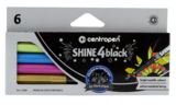 Centropen Centropen SHINE 4 BLACK Popisovae - sada 6 metalickch barev