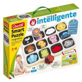 Quercetti Smart Puzzle magnetico first colors and words - magnetick skldaka