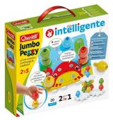 Quercetti Jumbo Peggy jumbo pegs & pegboard - mozaika s velkmi kolky