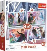 TREFL Puzzle: Ledov krlovstv 2, 4v1 (35,48,54,70 dlk)