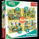 TREFL Puzzle: Treflci: Zbava 4v1 (12,15,20,24 dlk)