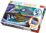 TREFL Crazy Shapes Puzzle: Polrn ze nad Islandem 600 dlk