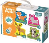 TREFL Baby Puzzle: Zvata v lese 4v1 (3,4,5,6 dlk)