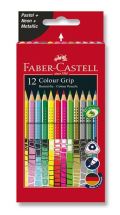 Faber-Castell Faber - Castell Pastelky trojhrann Grip 2001 12 ks