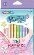 Colorino Pastel - oboustrann fixy 10 barev