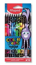 Maped Maped - Bezdev pastelky ColorPeps Monster 12 ks