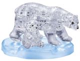 HCM Kinzel 3D Crystal puzzle Ledn medvdice s mldtem 40 dlk