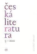 Ústav pro českou literaturu AV Česká literatura 5/2020