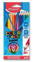 Maped Maped - Bezdev pastelky ColorPeps Strong 12 ks