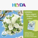 HEYDA HEYDA Papry na origami vododoln 15 x 15 cm - zelen