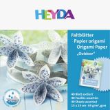 HEYDA HEYDA Papry na origami vododoln 15 x 15 cm - modr