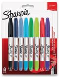 Sharpie Permanentn popisova Sharpie Twin Tip sada 8 ks