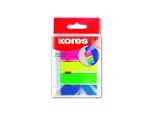 Kores Samolepc neonov zloky Index Strips 45x12 mm / 5 barev / 25 lstk  barva