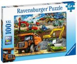 Ravensburger Ravensburger Puzzle - Stavebn vozidla 100 dlk