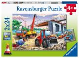 Ravensburger Ravensburger Puzzle - Stavby a vozidla 2 x 24 dlk