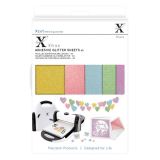 DOCRAFTS Docrafts samolepci glitterov papr A5 pastel 10 ks