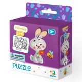 Dodo Dodo Puzzle s omalovnkou - Zajek 16 dlk