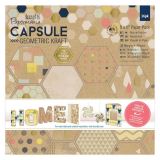 DOCRAFTS Docrafts Sada papr 15x15cm - Geometric Kraft 36 ks