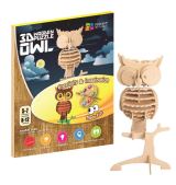 NiXiM NiXiM Devn 3D puzzle - Sova