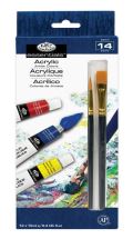 Royal & Langnickel Royal & Langnickel Akrylov barvy ARTIST 12x12ml + 2 ttce