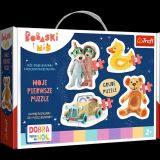 TREFL Baby puzzle - Dobrou noc, Treflci: Mil dti 4v1 (3,4,5,6 dlk)