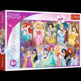 TREFL Puzzle Disney Princess / Portrty princezen, 160 dlk