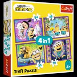 TREFL Puzzle J, Padouch 3 / Ve svt Mimo 4v1 (35,48,54,70 dlk)